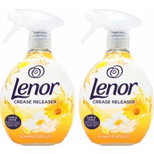 Lenor Yaz Esintisi Ütü Kolaylaştırıcı Kumaş Spreyi 2X500 ml