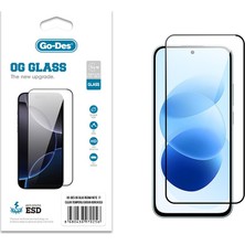 Go-Des Xiaomi Redmi Note 17 Uyumlu Go Des Og Glass Antistatik Temperli Cam Ekran Koruyucu Şeffaf