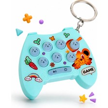 Craftivio Crazy Gopher Elektronik Pop It Köstebek Vurmaca Mini Oyun Konsolu Anahtarlıklı Stres Oyuncağı