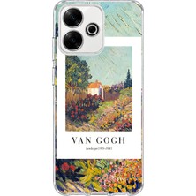 Mobilpad Redmi 13 Uyumlu Van Gogh Desenli Şeffaf Telefon Kılıfı