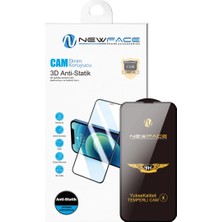 The Gencoo Xiaomi Redmi Note 17 Pro Max 3D Antistatik Cam Ekran Koruyucu - Şeffaf