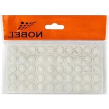 Şeffaf Yapışkanlı Silikon Kapı ve Dolap Stoperi, Ses Azaltıcı ve Kaydırmaz Tampon, 10 mm