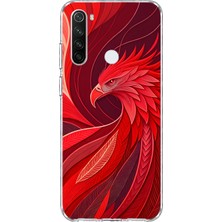 Mobilpad Redmi Note 8 Uyumlu Anka Kuşu Desenli Şeffaf Telefon Kılıfı