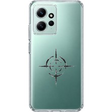 Mobilpad Redmi Note 12 4g Uyumlu Crossair Desenli Şeffaf Telefon Kılıfı