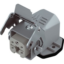 Mete Enerji 5X10A. Çoklu Mak. Priz Eğik Metal Man. Arka Giriş – 3'lü Paket