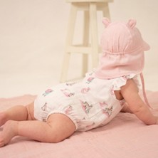 % 100 Pamuk Müslin Ense Korumalı Bebek Şapka ENKSPK-INP-00006A