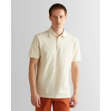 Gant Erkek Krem Regular Fit Polo