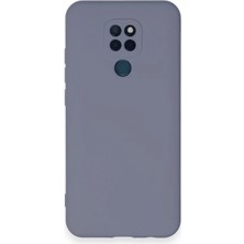 General Mobile Gm 20 Kılıf Nano Içi Kadife Silikon - Gri