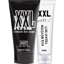Hotxxl Cream Men Hardener Delayer Enlarger 50 ml + Kuşbüyüt Erkeklere Özel Boyut Kremi
