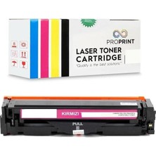 203A CF543A Kırmızı Muadil Toner 1300 Sayfa M281FDN, Hp ile Uyumlu
