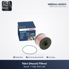 Bosch F 026 402 120 Yakıt (Mazot) Filtresi - Kuga Mk1-Mk2 / C5 Rd/td / Mondeo Mk4 2.0 Tdci / 2.0 Hdi