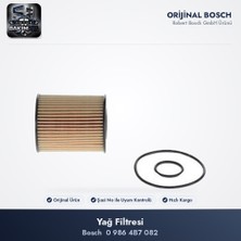 Bosch 0 986 4B7 082 Yağ Filtresi - Avensis T25-T27 / RAV4 A3 / Corolla Verso R1 2.2 D-4D / 2.2 D-CAT