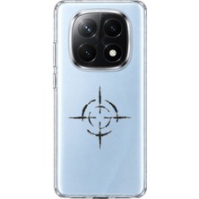 Mobilpad Redmi Note 14 Pro Plus 5g Uyumlu Crossair Desenli Şeffaf Telefon Kılıfı