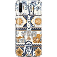Mobilpad Huawei P Smart Pro Uyumlu Egzotik Desenli Şeffaf Telefon Kılıfı