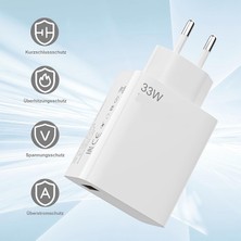 Mobil Go Xiaomi Redmi Note 10 Pro Note 10T Lite Note 10S Note 11 Note 11S Uyumlu 33W Hızlı Şarj Adaptörü