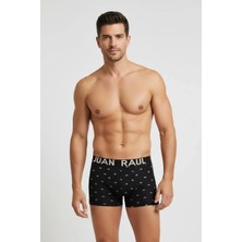 Juan Raul Erkek Paisley Şal Desenli %95 Pamuklu Boxer