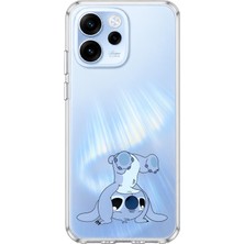 Mobilpad Oppo Reno 15/15F Uyumlu Stitch Desenli Şeffaf Telefon Kılıfı