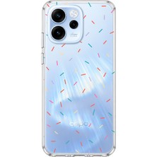 Mobilpad Oppo Reno 15/15F Uyumlu Şekiller Desenli Şeffaf Telefon Kılıfı