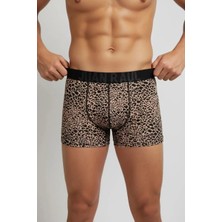 Juan Raul Ince Leopar Desenli Yumuşak Boxer