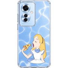 Mobilpad Oppo Reno 11F 5g Uyumlu Prenses Desenli Şeffaf Telefon Kılıfı