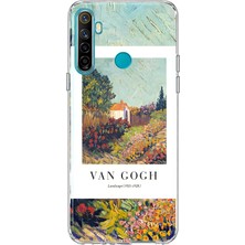 Mobilpad Realme 5i/6i/c3 Uyumlu Van Gogh Desenli Şeffaf Telefon Kılıfı