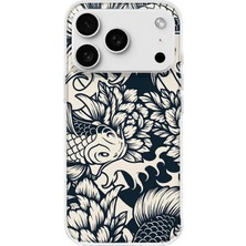 Mobilpad iPhone 18 Pro Max Uyumlu Balık Desenli Şeffaf Telefon Kılıfı
