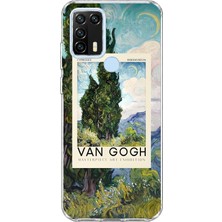 Mobilpad General Mobile GM21 Pro Uyumlu Van Gogh Desenli Şeffaf Telefon Kılıfı