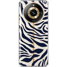 Mobilpad Realme 11 Pro/pro Plus Uyumlu Dalgalar Desenli Şeffaf Telefon Kılıfı
