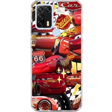 Mobilpad General Mobile GM21 Pro Uyumlu Arabalar Desenli Şeffaf Telefon Kılıfı