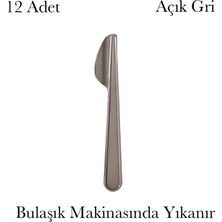 Mons 12 Adet Plastik Bıçak Qlux Bpa Içermez Bıçak Kamp Okul Piknik Parti Bıçak L-00918