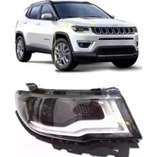 Jeep - Ön Far Sağ ( Halojen Mercekli ) Compass 2017-
