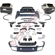 Porsche - Cayanne 2011- Için 2020- Arka Dönüşüm Komple