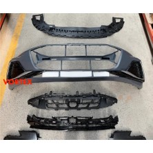 Audi - Ön Tampon S-Line Set Panjursuz Gri Detay A3 2024-