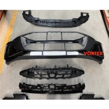 Audi - Ön Tampon S-Line Set Panjrsuz Siyah Detay A3 2024-