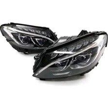 Mercedes - Ön Far Sol (Full Led-Çift Mercek) W205 2014-