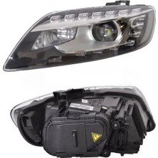 Audi - Ön Far Xenon Ledli Sol (Beyin+Ampüllü) Q7 2011-