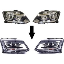 Volkswagen - Ön Far Dönüşüm Seti 2010 ->2017 (Halojen->led)