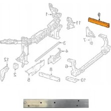 Mercedes - Ön Panel Braketi ( Alüminyum ) Sol W246/W176 2013-