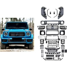 Mercedes - Yeni G63 Amg Ön Tampon Seti W465 2019-2026 (Siyah)