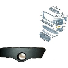 Audi - Ön Tamp.panjur Braket Yuvası  Sol S-Line A4 2020-