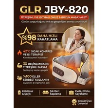 Novmark JBY-820 Isıtmalı ve Titreşimli Omuz Boyun Masaj Aleti Şarjlı Giyilebilir Masaj Kemeri