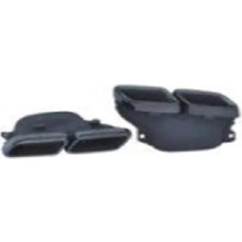 Mercedes - Arka Egzoz Ucu Set (C63 Siyah Renk) W205 2014-