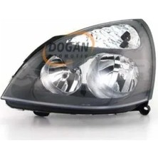 Renault - Ön Far (Siyah) Sol Clio 2 2001-