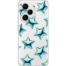 Mobilpad Honor 400 Pro 5g Uyumlu Yıldızlar Desenli Şeffaf Telefon Kılıfı
