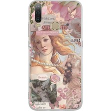 Mobilpad General Mobile GM10 Uyumlu Kolaj Desenli Şeffaf Telefon Kılıfı
