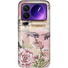 Mobilpad Xiaomi 17 Pro Max Uyumlu Kolaj Desenli Şeffaf Telefon Kılıfı