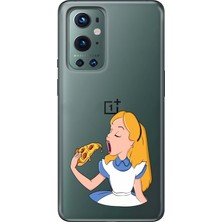 Mobilpad Oneplus 9 Pro Uyumlu Prenses Desenli Şeffaf Telefon Kılıfı