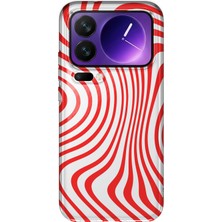 Mobilpad Xiaomi 17 Pro Max Uyumlu Dalgalar Desenli Şeffaf Telefon Kılıfı