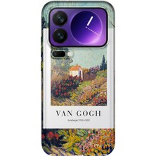 Mobilpad Xiaomi 17 Pro Uyumlu Van Gogh Desenli Şeffaf Telefon Kılıfı