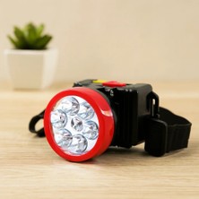 Şarjlı 6 LED 2W Kafa Lambası - Ayarlanabilir Işık